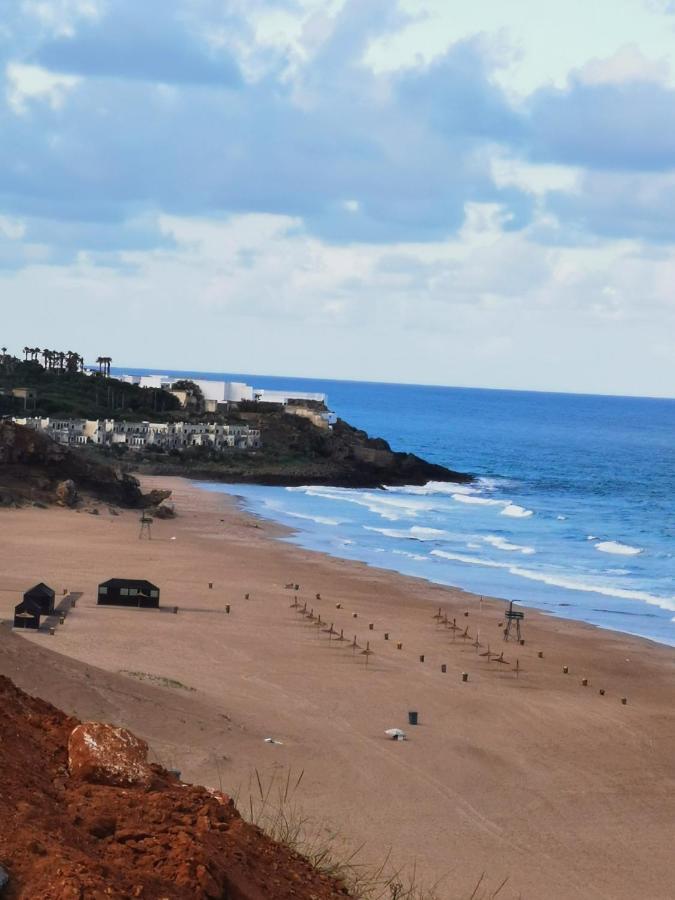 Appartement Avec Piscines, Vue Sur Mer Et Acces A La Plage A Achakar Hill, Tanger. Exteriör bild