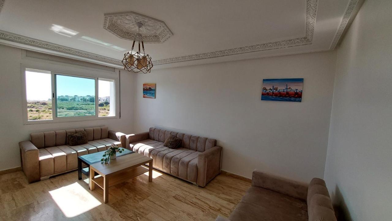 Appartement Avec Piscines, Vue Sur Mer Et Acces A La Plage A Achakar Hill, Tanger. Exteriör bild