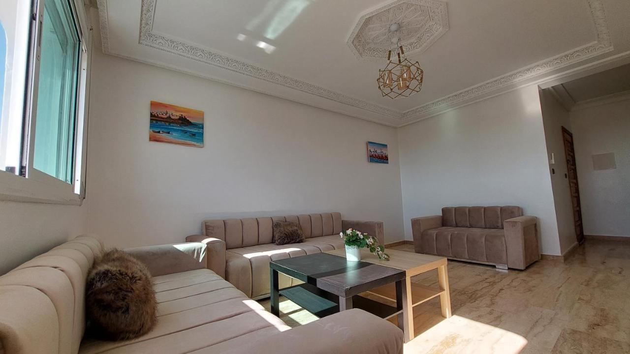 Appartement Avec Piscines, Vue Sur Mer Et Acces A La Plage A Achakar Hill, Tanger. Exteriör bild