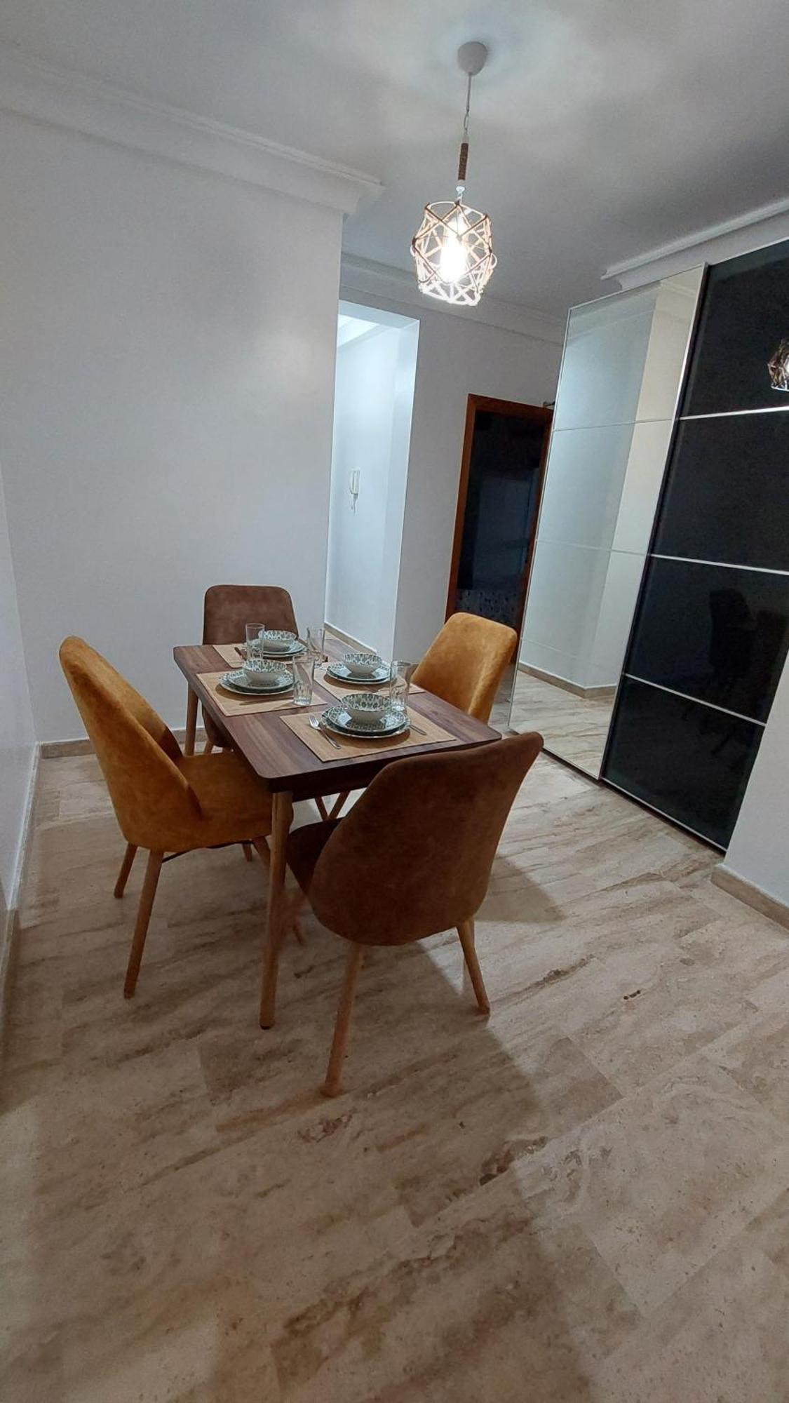Appartement Avec Piscines, Vue Sur Mer Et Acces A La Plage A Achakar Hill, Tanger. Exteriör bild