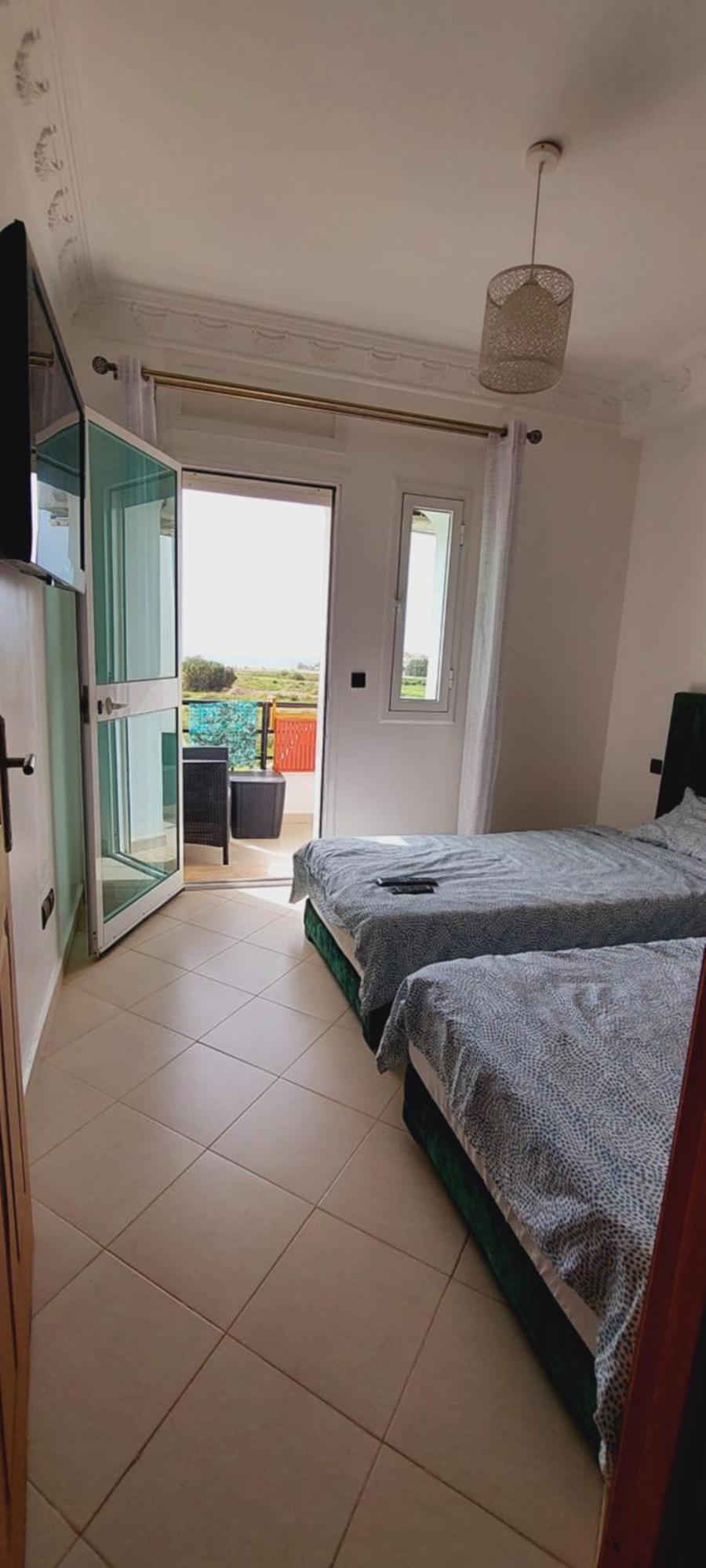 Appartement Avec Piscines, Vue Sur Mer Et Acces A La Plage A Achakar Hill, Tanger. Exteriör bild